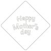 【atta】カフェアートステンシル　Happy Mother's day　LAS-0069