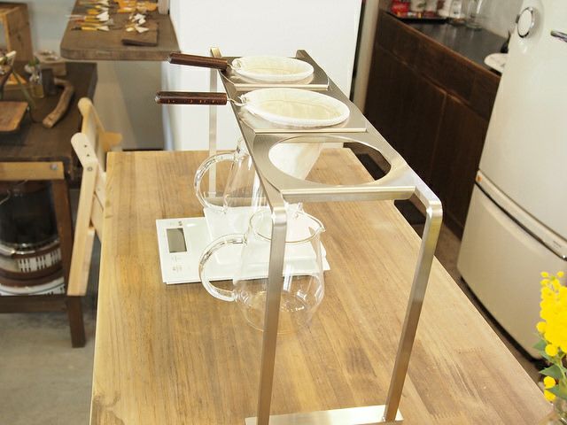 【NPS】ネルドリップ用コーヒースタンド 長さ450mm×高さ280mm