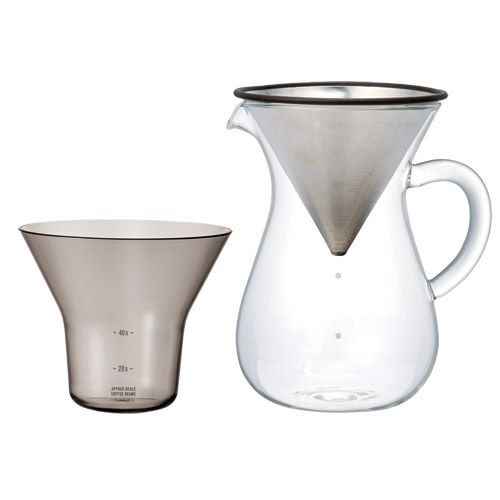 【KINTO/キントー】SCS-04-CC-ST コーヒーカラフェセット 600ml ステンレス