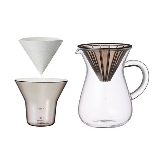 【KINTO/キントー】SCS-02-CC-PL コーヒーカラフェセット 300ml プラスチック