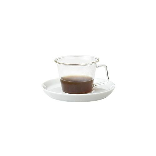 【販売終了】【KINTO/キントー】CAST エスプレッソカップ＆ソーサー 磁器 90ml