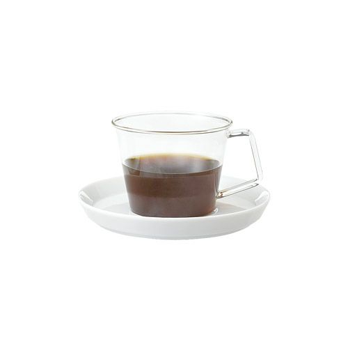 【販売終了】【KINTO/キントー】CAST コーヒーカップ＆ソーサー 磁器 220ml