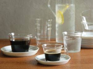 【KINTO/キントー】CAST コーヒーカップ＆ソーサー ステンレス 220ml