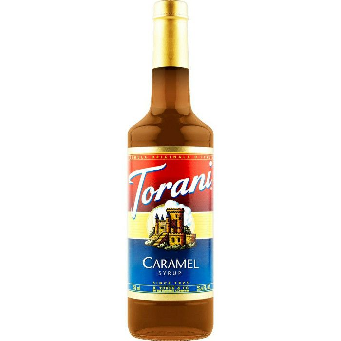 【Torani/トラーニ】フレーバーシロップ キャラメル 750ml