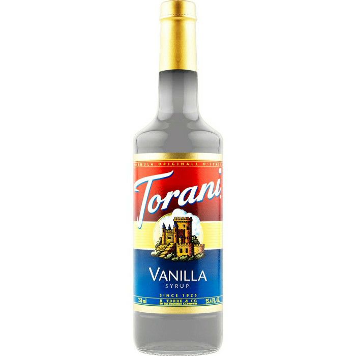 【Torani/トラーニ】フレーバーシロップ バニラ 750ml