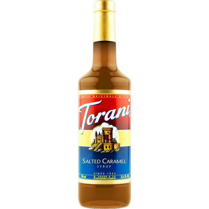【Torani/トラーニ】フレーバーシロップ 塩キャラメル 750ml