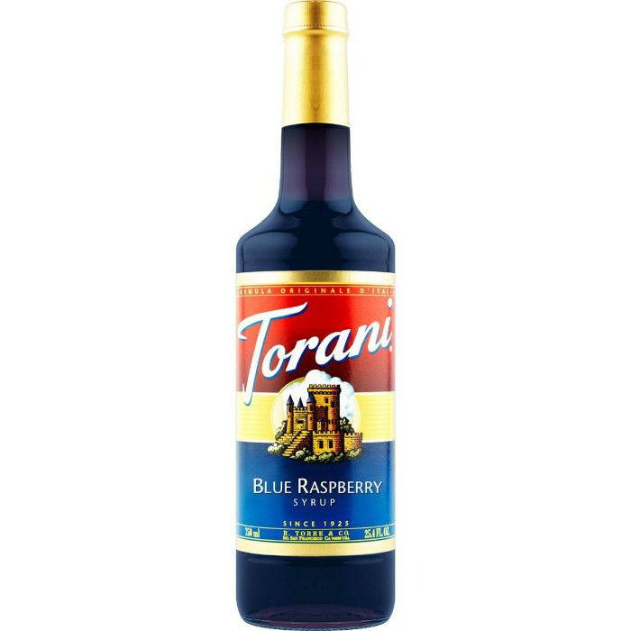 【Torani/トラーニ】フレーバーシロップ ブルーラズベリー 750ml