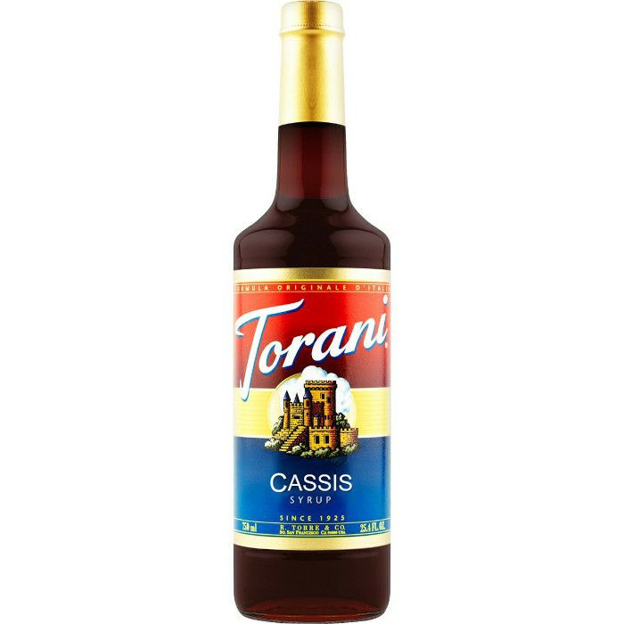 【販売終了】【Torani/トラーニ】フレーバーシロップ カシス 750ml