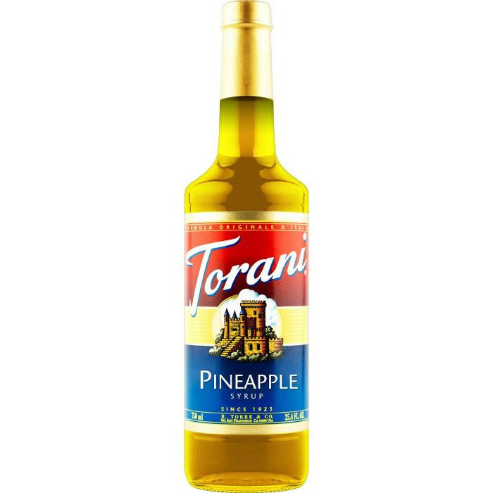 【Torani/トラーニ】フレーバーシロップ パイナップル 750ml