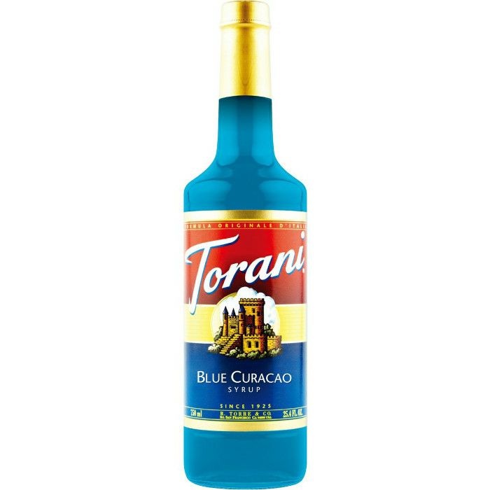 【Torani/トラーニ】フレーバーシロップ ブルーキュラソー 750ml