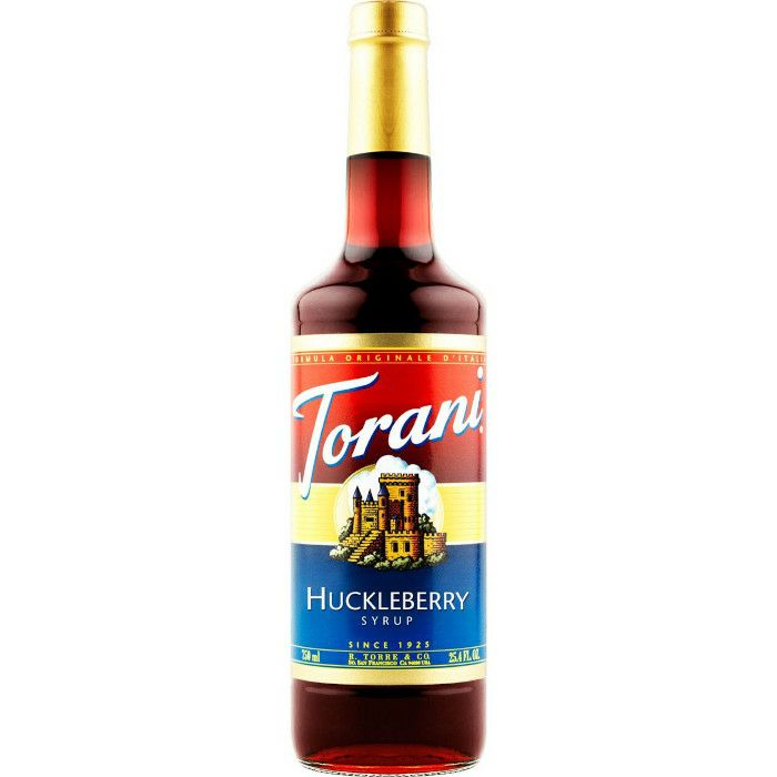 【販売終了】【Torani/トラーニ】フレーバーシロップ ハックルベリー 750ml