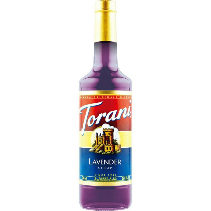【販売終了】【Torani/トラーニ】フレーバーシロップ ラベンダー 750ml