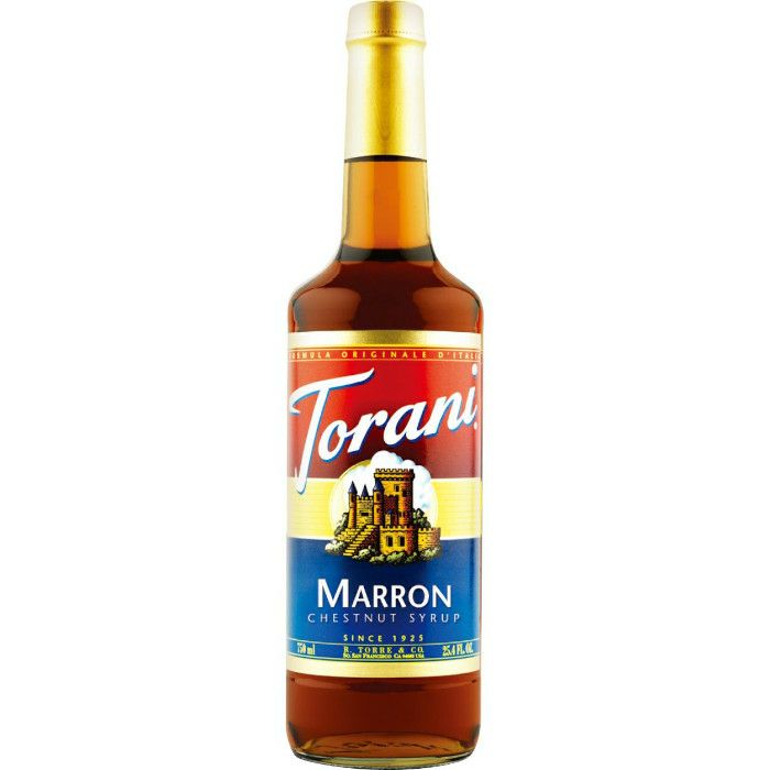 【販売終了】【Torani/トラーニ】フレーバーシロップ マロン 750ml