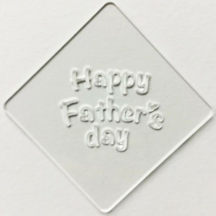 【atta】カフェアートステンシル　Happy Father’s day　LAS-0072