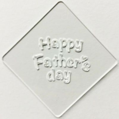 【atta】カフェアートステンシル　Happy Father’s day　LAS-0072