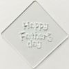 【atta】カフェアートステンシル　Happy Father’s day　LAS-0072