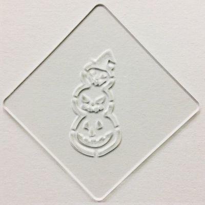 【atta】ハロウィンステンシル　団子パンプ　カボチャ　カフェアートステンシル　LAS-0075