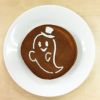 【atta】ハロウィンステンシル　おばけ　カフェアートステンシル　LAS-0077