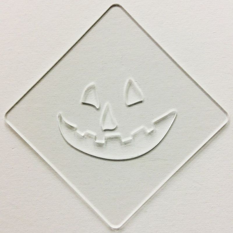 【atta】ハロウィンステンシル　パンプフェイス1　カフェアートステンシル　LAS-0086