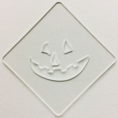 【atta】ハロウィンステンシル　パンプフェイス1　カフェアートステンシル　LAS-0086