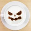 【atta】ハロウィンステンシル　パンプフェイス4　カフェアートステンシル　LAS-0089