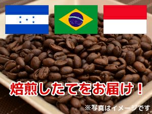 【コーヒー豆】ビターブレンド (生豆時105g×3袋)
