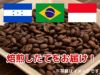 【コーヒー豆】ビターブレンド (生豆時105g×3袋)