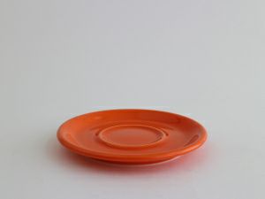 【販売終了】【ORIGAMI】6、8oz Saucer（ラテカップ・カプチーノカップ共通ソーサー） オレンジ