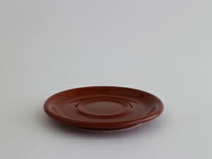 【販売終了】【ORIGAMI】6、8oz Saucer（ラテカップ・カプチーノカップ共通ソーサー） ブラウン