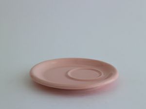 【販売終了】【ORIGAMI】6、8oz Tray Saucer（ラテカップ・カプチーノカップ共通トレイソーサー） ピンク