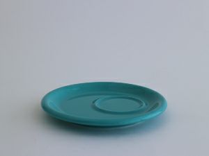 【販売終了】【ORIGAMI】6、8oz Tray Saucer（ラテカップ・カプチーノカップ共通トレイソーサー） ターコイズ