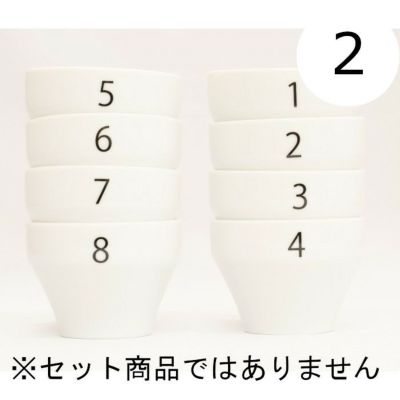 【FBCインターナショナル】オリジナル カッピングボウル 200ml SCAA スタンダード 国産 目盛り、マーク付き 『2』