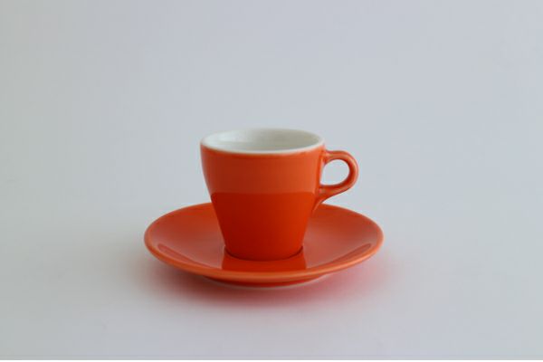 【ORIGAMI】3oz エスプレッソカップ＆ソーサー オレンジ