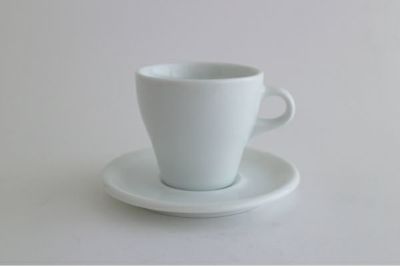 【ORIGAMI】8oz ラテカップ＆ソーサー ホワイト