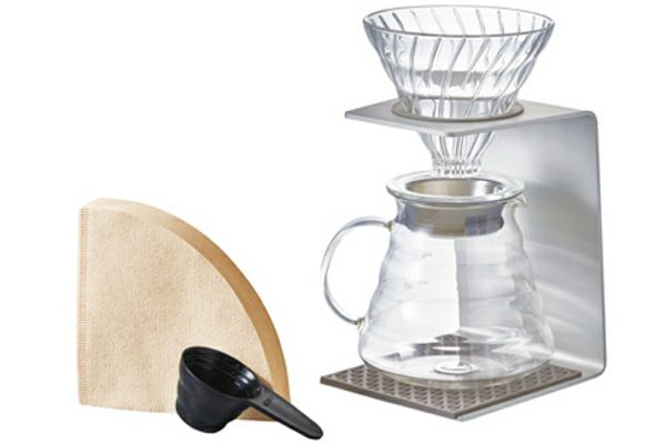 【販売終了】【hario/ハリオ】V60 アルミシングルスタンドセット（シルバー） VSA-1006-SV