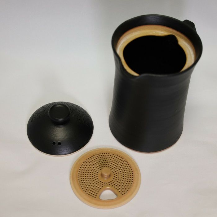 【紫香陶房/マイカフェポット】信楽焼コーヒーポット マイ・カフェポット 大（500ml）