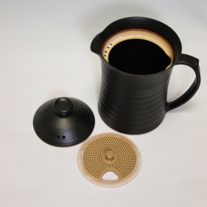 【紫香陶房/マイカフェポット】信楽焼コーヒーポット マイ・カフェポット 中（350ml）