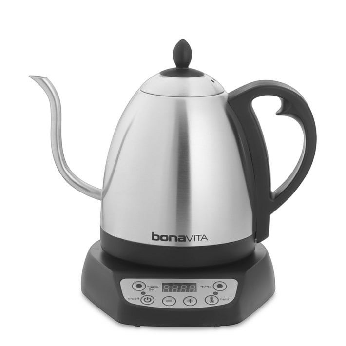 【bonaVITA】電気式コーヒードリップケトル 1.0L（1度単位温度設定）