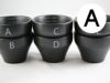 【FBCインターナショナル】オリジナル カッピングボウル 200ml SCAA スタンダード 国産 目盛り、マーク付き 『A』 黒モデル