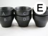 【FBCインターナショナル】オリジナル カッピングボウル 200ml SCAA スタンダード 国産 目盛り、マーク付き 『E』 黒モデル