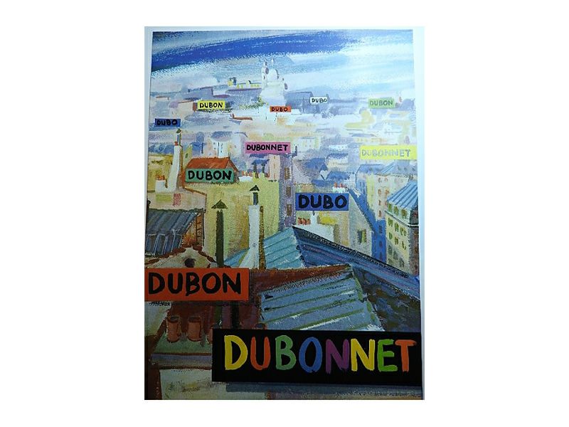 【アートポスター】Dubonnet（デュボネ）のポップなポスター