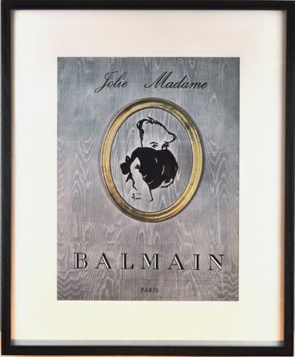 【アートポスター】BALMAIN（バルマン）のパフュームのポスター