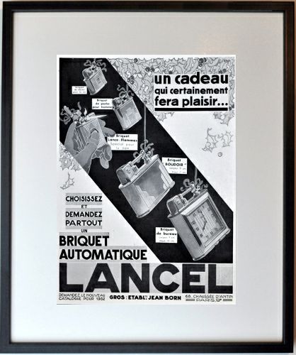 【アートポスター】LANCEL（ランセル） のオイルライター ポスター