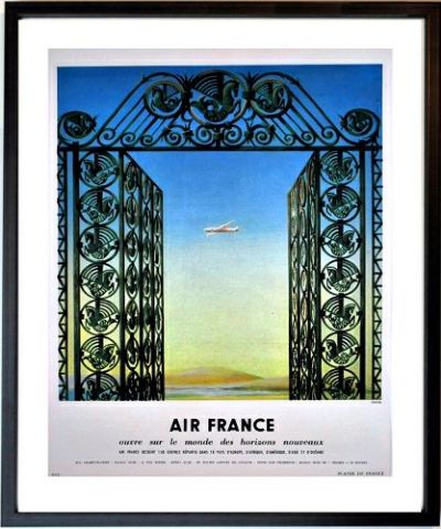 【アートポスター】AIR FRANCE（エールフランス） のキャンペーンポスター