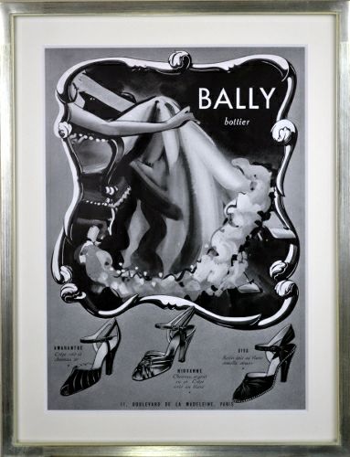 【アートポスター】BALLY（バリー）のモノトーンポスター