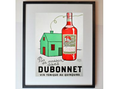 【アートポスター】DUBONNET-デュボネ メゾン ポスター