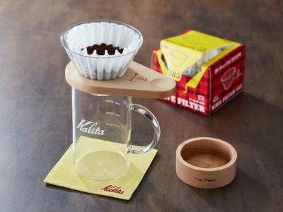 【kalita/カリタ】ドリッパーホルダー WDG-185 しずく型 44308