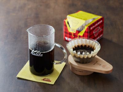 【kalita/カリタ】ドリッパーホルダー WDG-185 しずく型 44308