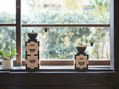 【販売終了】【kalita/カリタ】コーヒーミル 桐モダン壱 42140