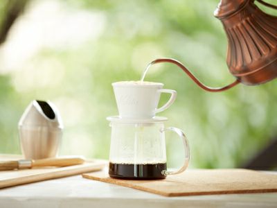【販売終了】【kalita/カリタ】HA155 磁器製ウェーブドリッパー 01035